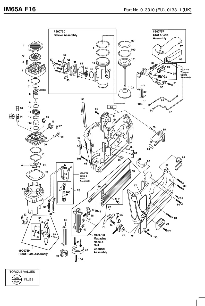 /"NEW/" Paslode Part # 900661 Molded Circuit Assembly