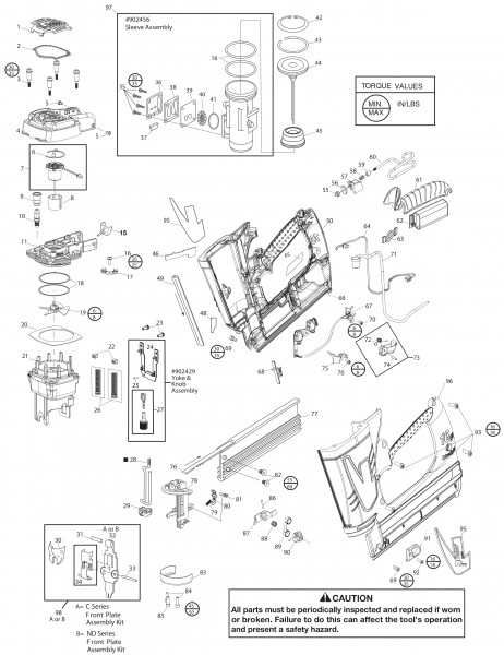 Paslode 300341 2x Mini Gas Fuel Cells For IM65/IM65A Brad Nail Gun