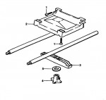 ELU 71202703 CROSS BRACKET (TYPE 1) Spare Parts