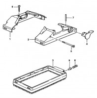 ELU 94206500 BRUSH FRAME (TYPE 1) Spare Parts