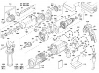 Milwaukee 4000387076 5387-20<SB505-2> 5387-22(Sb505-2K)Percussion Drill Mi1 Spare Parts