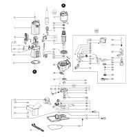 Festool 10488475 Ofk 700 Eq 230V Edge Router Spare Parts