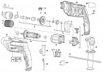 Milwaukee 4000431956 PD705 Percussion Drill In2 Spare Parts