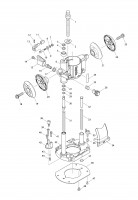 Makita 195563-0 Plunge Base Set Spare Parts