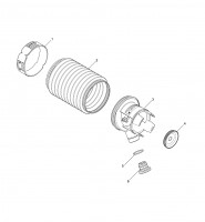 Makita 198362-9 Dust Cup Set Spare Parts