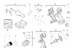 Milwaukee 4000469114 M18FPD2-0X Fuel Percussion Drill Spare Parts