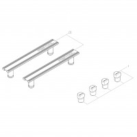 Festool 201311 T-Loc Sys-Mft Fixing-Set Accessory Clamp & Stop Spare Parts