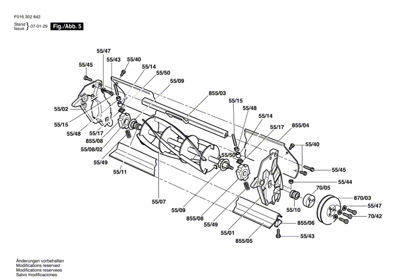 Atco Qualcast Roller Drive Belt F016A58729 – Fits Windsor 12S 14S Punch 30S 35S 43S