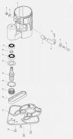 Makita OFFSET BASE SET Spare Parts