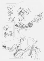 Makita DCS4300 ENGINE CHAIN SAW DCS4300 Spare Parts