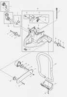 Makita DPC6401 POWER CUTTER Spare Parts