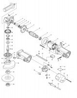 Makita DISC GRINDER 125MM Spare Parts