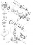 Makita 230MM ANGLE GRINDER Spare Parts