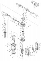 Makita DEMOLITION HAMMER Spare Parts