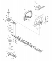 Makita 750MM CORDLESS HEDGE TRIMMER Spare Parts