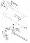 Makita 460MM DC POLE HEDGE TRIMMER Spare Parts