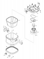 Makita CORDLESS VACUUM CLEANER Spare Parts