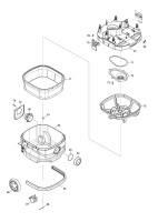 Makita CORDLESS VACUUM CLEANER Spare Parts