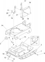 Altrad Belle RPC 55 Compactor Plate Spare Parts - Baseplate Assembly