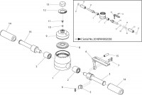 Altrad Belle 20-18 PAN Hydraulic Breaker Spare Parts - Top Cover Assembly