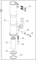 Altrad Belle BHB 19 USA Hydraulic Breaker - BHB Spare Parts - Nose Assembly