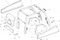 Altrad Belle RPC 35 Compactor Plate Spare Parts - Frame Assembly
