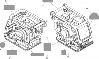 Altrad Belle PCX 12/36 & 13/40 Compactor Plate Spare Parts - Decals