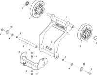 Altrad Belle PCX 12/36 & 13/40 Compactor Plate Spare Parts - Transporter Attachment