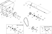 Altrad Belle RPC 30 Compactor Plate Spare Parts - Engine & Drive Kit (Hatz & Lombardini)