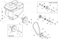 Altrad Belle RPC 30 Compactor Plate Spare Parts - Engine & Drive Kit (Honda)
