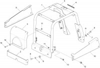 Altrad Belle RPC 30 Compactor Plate Spare Parts - Frame Assembly (From 030037)