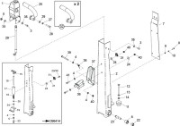Altrad Belle RPC 30 Compactor Plate Spare Parts - Handle Assembly