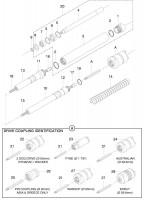 Altrad Belle BGA 25 Concrete Poker Spare Parts - Main Assembly