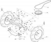 Altrad Belle BMD 300 Minidumper Spare Parts - Gearbox Assembly