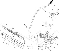 Altrad Belle BMD 300 Minidumper Spare Parts - Optional Equipment - Snow Plough