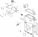 Altrad Belle Bulldog Hydraulic Power Pack Spare Parts - Tank Assembly