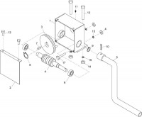 Altrad Belle BWE 150/200/250 Upright Mixer Spare Parts - Crank Handle Assembly ((BWE-250K / 250KJ) From September 2010)