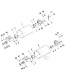 Altrad Belle BWR 650 Twin Drum Compacting Roller Spare Parts - Roller Unit