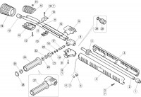 Altrad Belle BWX 15/250 Pressure Washer Spare Parts - Lance Assembly - Nozzle End