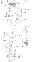 Altrad Belle Atika Compact 100 Pan Mixer Spare Parts - Main Assembly