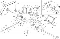 Altrad Belle Compact X Floor Saws Spare Parts - Bedplate Assembly