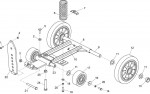 Altrad Belle Compact X Floor Saws Spare Parts - Lifting Frame