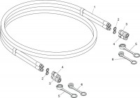 Altrad Belle Cub 20-90 (PAN) Hydraulic Power Pack Spare Parts - Hose Assembly