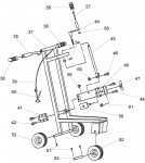 Altrad Belle Hydraulic Floor Saws Spare Parts - Cart Frame