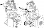 Altrad Belle Duo 350X Floor Saws Spare Parts - Decals