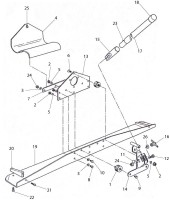 Altrad Belle Easy Screed 150 Concrete Finishing Spare Parts - Electric - Main Assembly 1