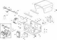 Altrad Belle GPX Generator Range Spare Parts - Control Box Assembly (GPX 3400 CTE, GPX 5000 CTE & GPX 5000W CTE)