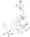 Altrad Belle Guardian 500 Floor Saws Spare Parts - Main Assembly