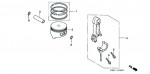 Honda GX100 U KRWB Full Engine Spare Parts - Piston