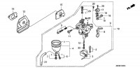 Honda GX100 U QXB4 Full Engine Spare Parts - Carburetor